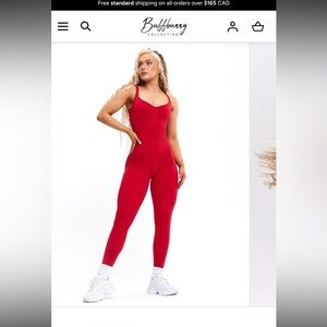 BuffBunny Red Jumpsuit